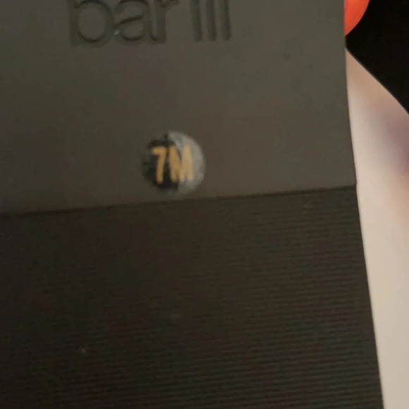 Bar III Womens Solid Slip-On Casual Pool Slides Sandals Orange size 7M - Picture 5 of 10